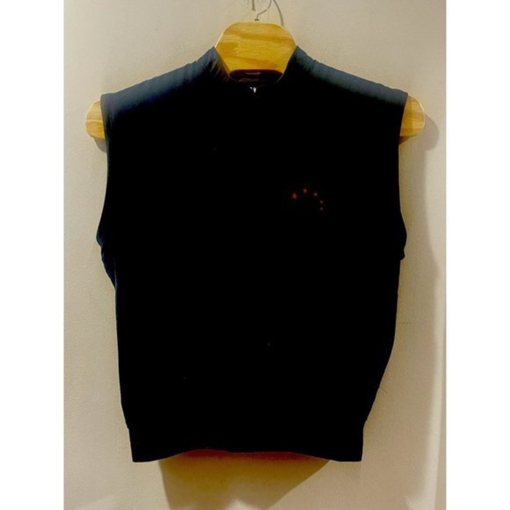 Zero Restriction Lightweight Golf Vest Black Snap… - image 1